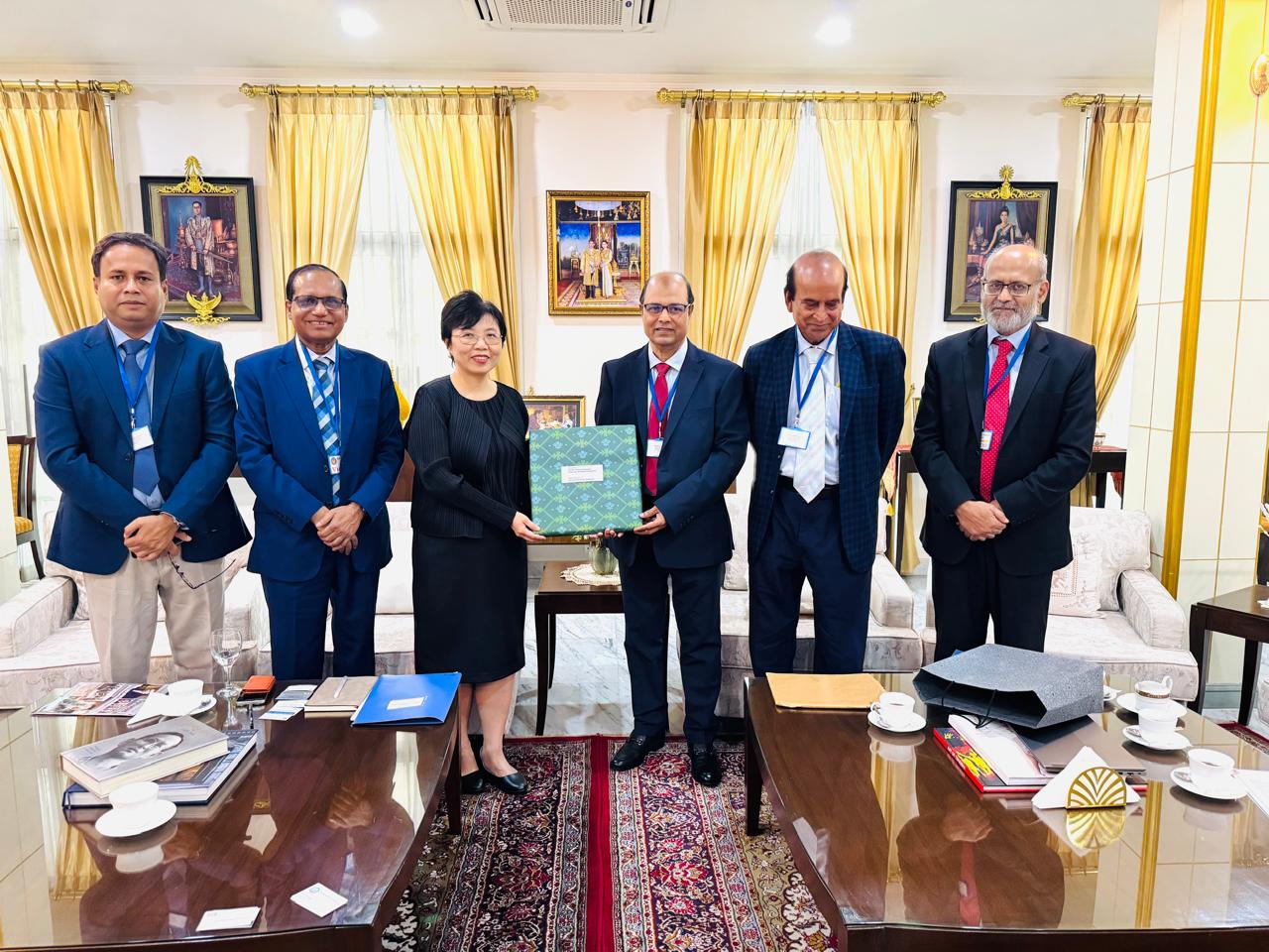 Courtesy Call on Her Excellency Mrs. Thitiporn Chirasawadi, Ambassador of Thailand to Bangladesh, at the Royal Thai Embassy, Dhaka, on 17 June 2026